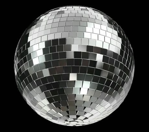Photo of Mirror/Disco Ball on black background